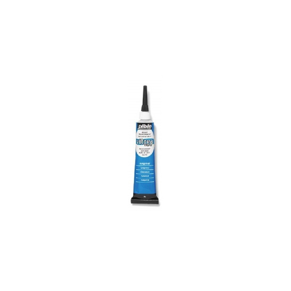 Vitrea 160 Outliners Turquoise Relief Paste Glass & Metal Paint Painting