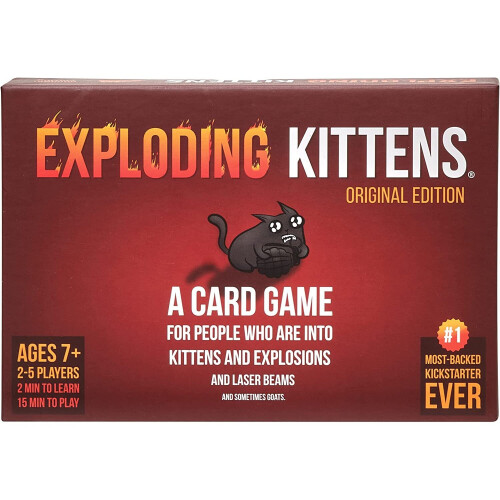 Exploding Kittens Exploding Kittens Card Games, Russian Roulette Card Game