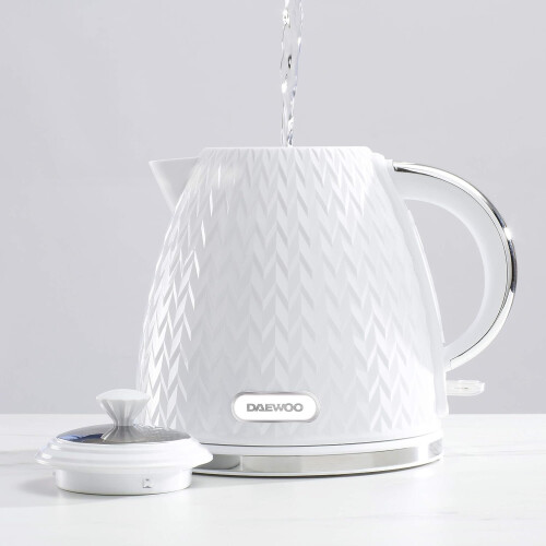 Daewoo Daewoo SDA1780 Argyle Collection 1.7L Electric Kettle - Concealed Element, Removable Lid & Filter, Easy-Clean, Auto Shut-Off 2