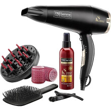 TRESemme Keratin Smooth 2200W Volume Shine Hair Dryer Gift Set, Diffuser Dryer, paddle brush, hair rollers, ionic conditioning