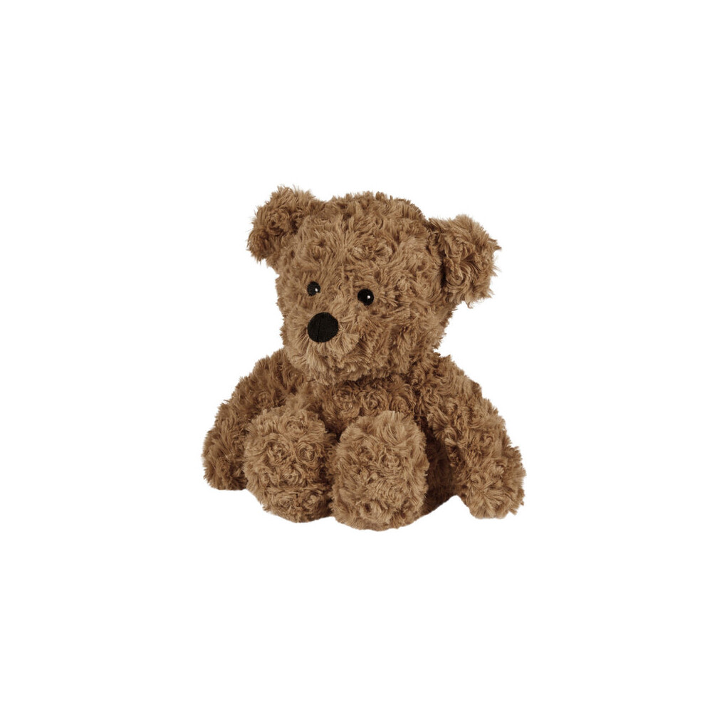 Warmies 13" Heatable Microwavable Brown Curly Bear Soft Toy Wheat Filled & Lavender Scented