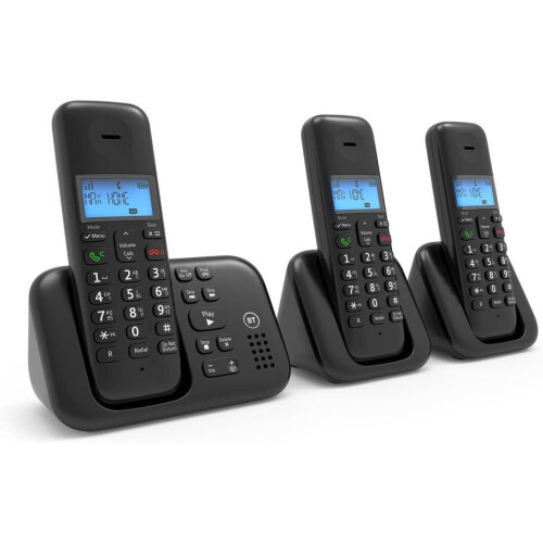 BT 3960 Trio Cordless Home Phone Nuisance Call Blocking Answering Machine