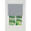 Square Eyelet Edge Roller Blind 165cm Drop x 130cm Light Grey 1