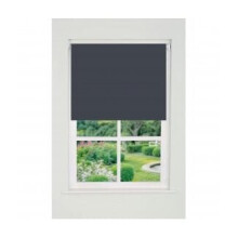 Plain Straight Edge Daylight Roller Blind 165cm Drop x 180cm Slate Grey