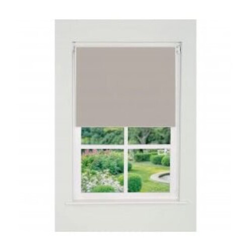 Plain Straight Edge Daylight Roller Blind 165cm Drop x 75cm Natrual