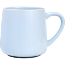 Large Glossy Ceramic Coffee Mug, Tea Cup for Office and Home, 18 oz, Suitable for Dishwasher and Microwave(Blue, 1)