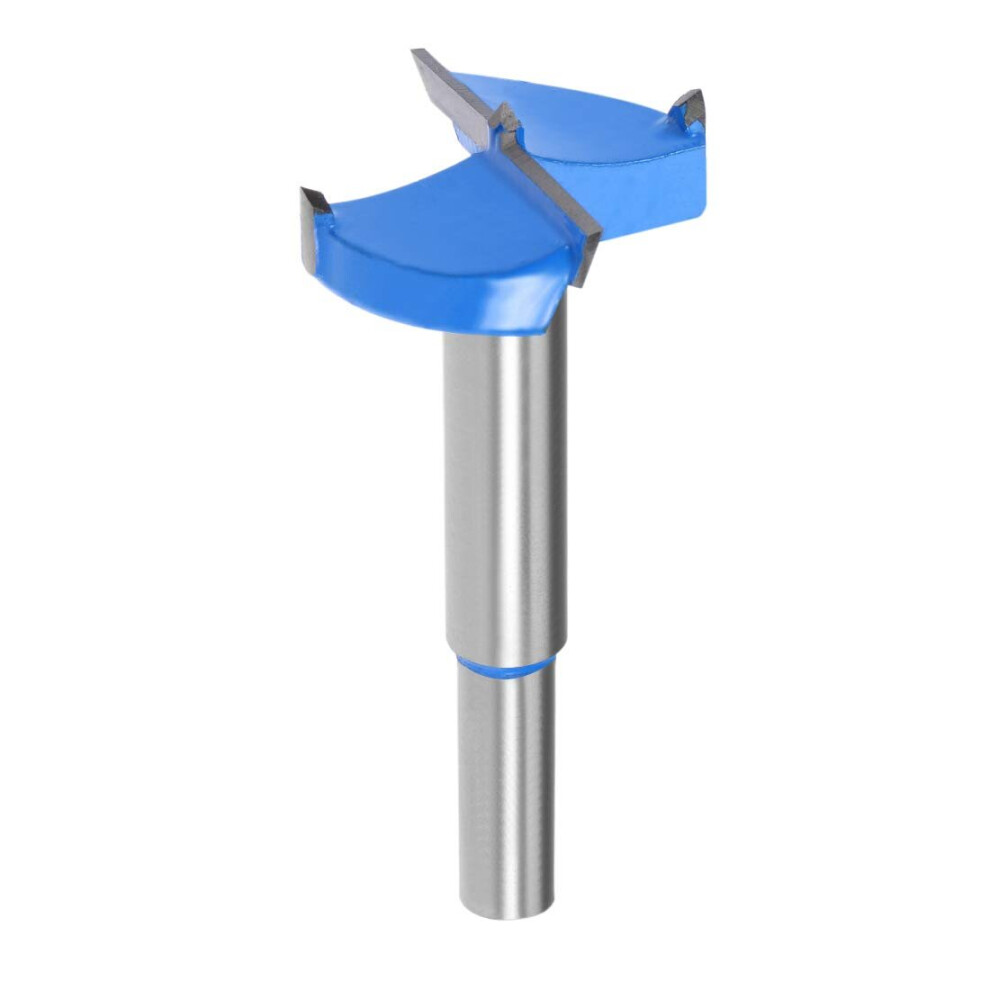Forstner Drill Bits 38Mm, Tungsten Carbide Wood Hole Saw Auger Opener, Woodworking Hinge Hole Drilling Boring Bit Cutter (Blue, Gray) 7042558907267