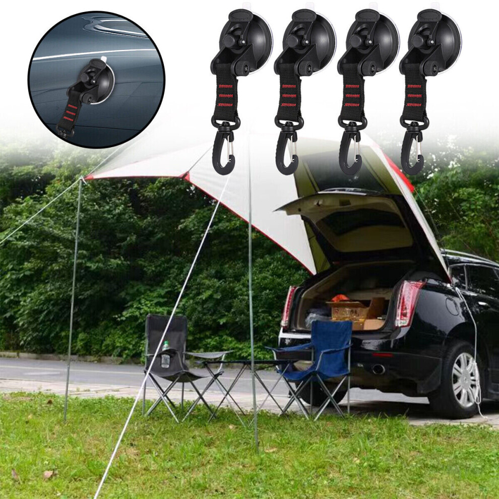 4Pcs Heavy Duty Suction Cups With Hooks Vacuum Suction Cup Wall Anchor 5061021763850