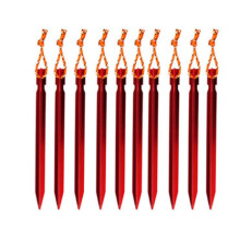 10Pack Aluminium Alloy Tent Pegs 18cm Lightweight Nail Stakes Outdoor