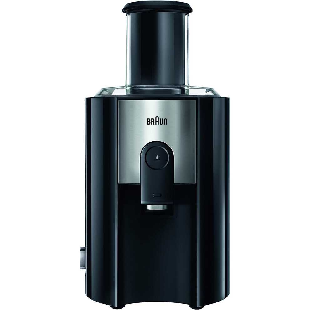 Braun J500 Spin Juicer extractor for whole fruit, citrus & vegetables 900 Watt, 2 speeds, anti splash spout, 1.25L