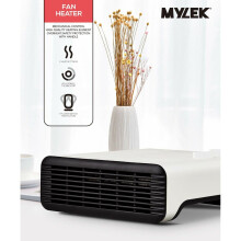 Electric heater heat adjustable hot cold air thermostat 1800W