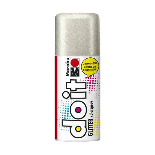 Marabu Do-it Spray Glitter 150ml Silver