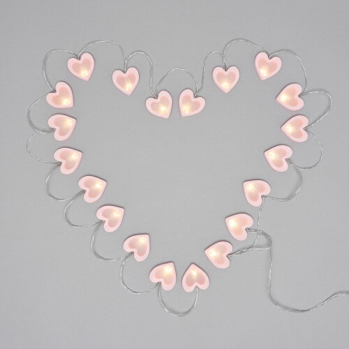 (Hearts) Litecraft Glow String Lights LED Fitting 2