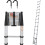 5M Heavy-Duty Portable Telescopic Aluminium Ladder - Multi-Purpose, Extendable, Lightweight & Compact 1