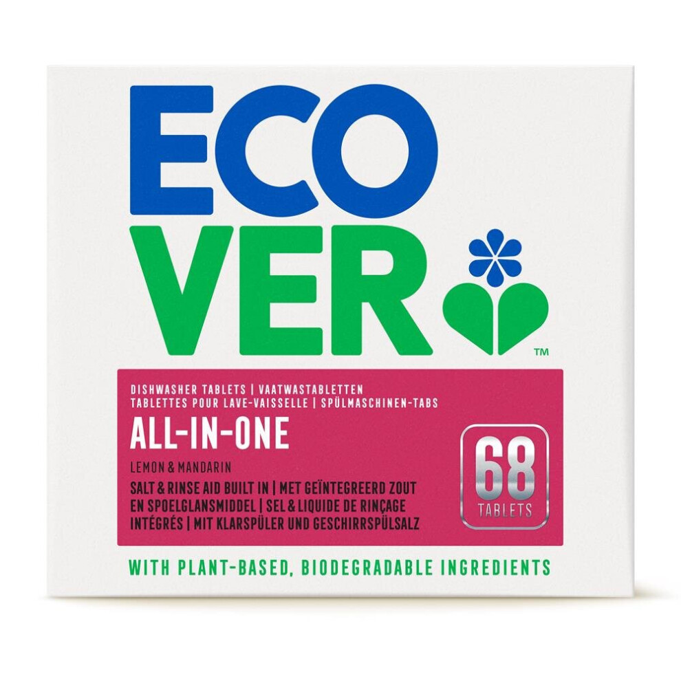 Ecover  Dishwasher Tablets - All In One 68s