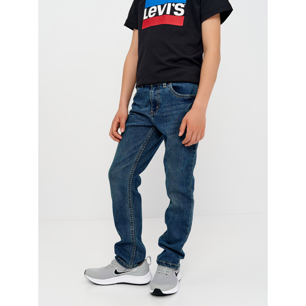 Boy's Levi's 511 Slim Jeans in Yucatan Blue Age 10 - 140cm