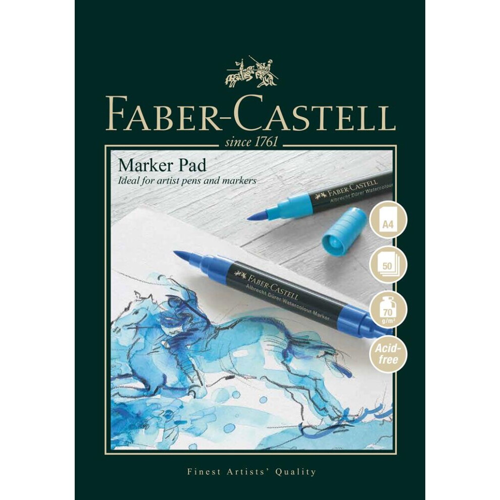 Faber-Castell A4 Marker Pad 70gsm 50shts