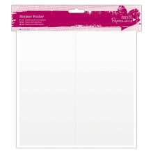 Papermania Sticker Folder Clear (24 Sleeves/48 Compartments)