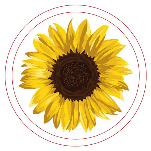 Simply Make 8" Embroidery Kit - Sunflower 2