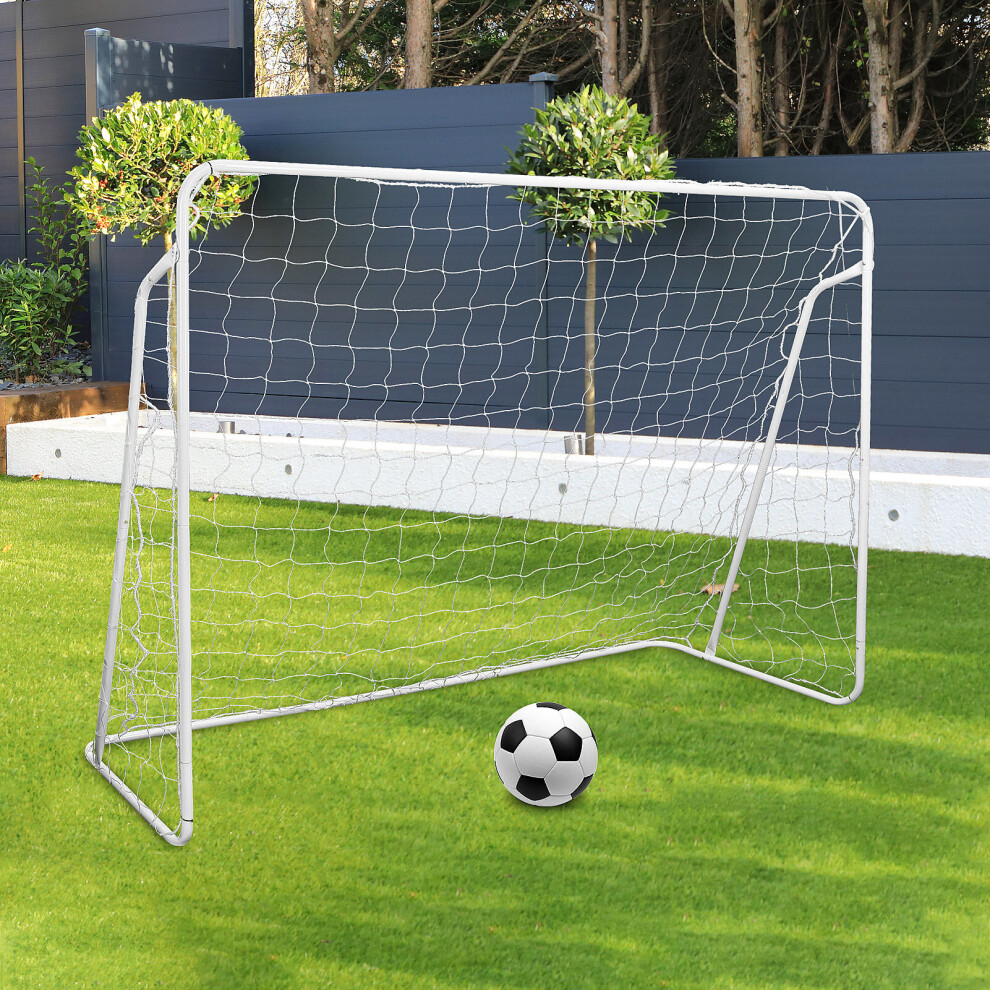 Football Goal Post Practice Soccer Training with Outdoo Net 7FT x 5FT 