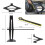 2.5T Scissor Jack + Extendable Wheel Wrench Brace Socket 2