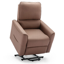 (Mocha) CLIFTON ELECTRIC FABRIC SINGLE MOTOR RISE RECLINER LIFT MOBILITY TILT CHAIR