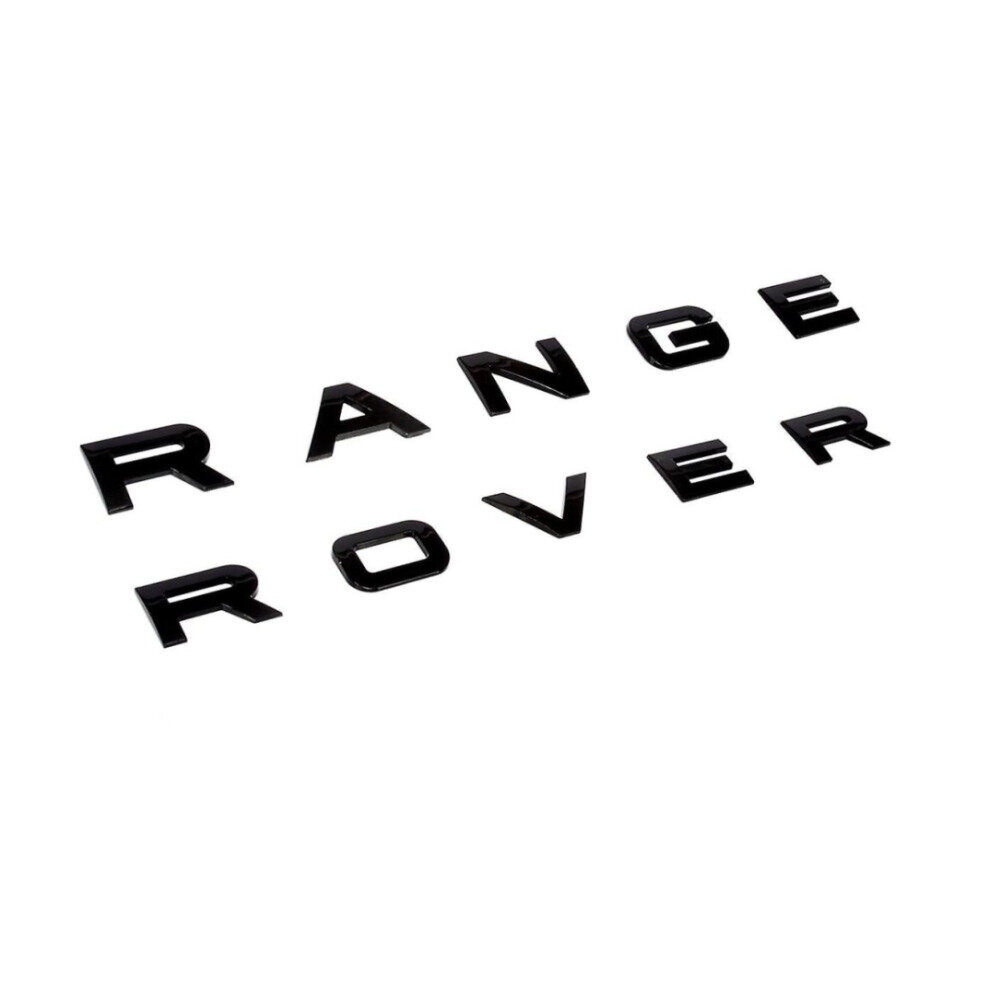 Gloss Black Range Rover Front Bonnet Emblem /Trunk tailgate Letters