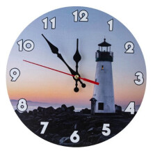 Round American Style Home Decor Business Retro Decor Industrial Wind Silent Wall Clock Wall Clock