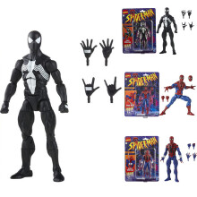 (B) Marvel Legends Symbiote Spiderman Ben Reilly Spider-Man Classic Venom Movable Action Figures Gift Toys