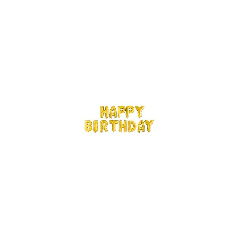 Happy Birthday Banner Balloon Letter Sign Decoration