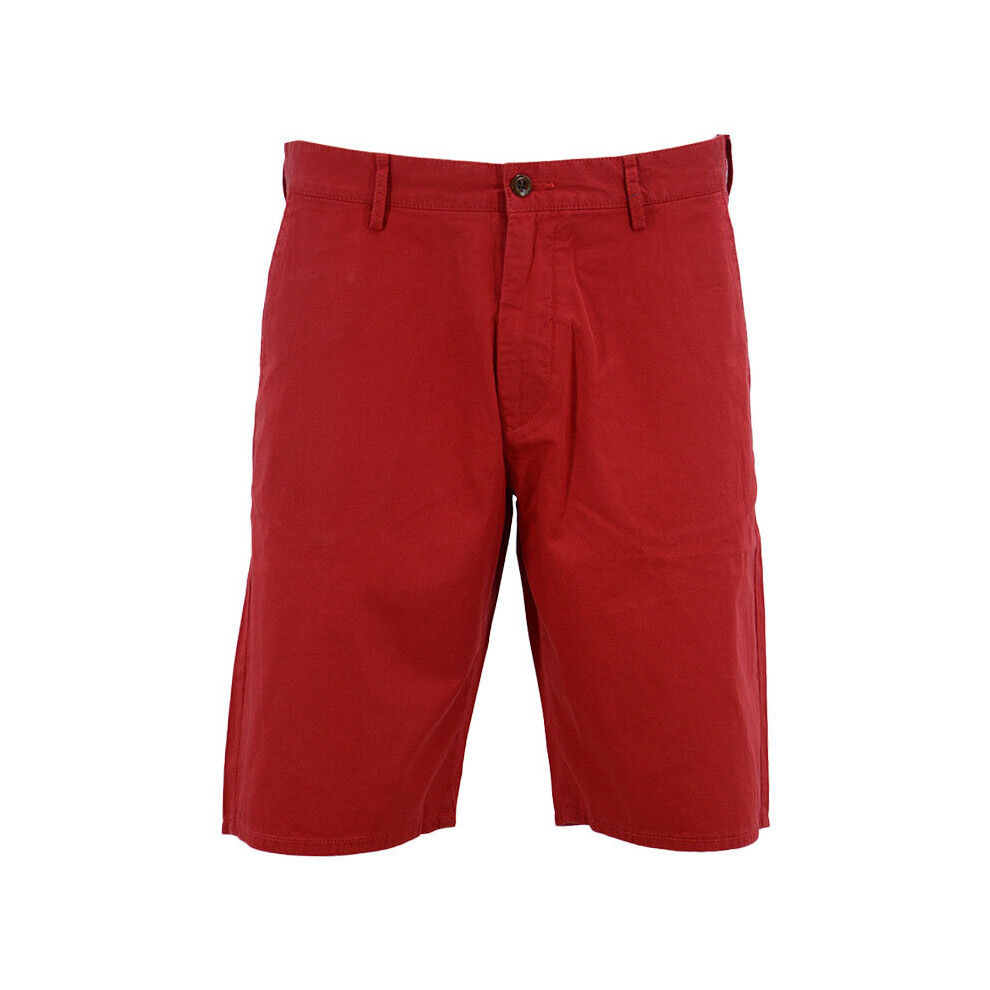 (Red, W48) GANT Mens Chino Shorts Golf Half Pants Plain