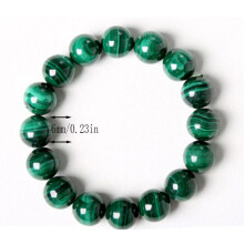 1 Malachite Bracelet Natural Quartz Stone Mens Bracelet Mens Jewelry