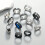 12pcs set Mens Dragon Pattern Corrosion Turn Stainless Steel Ring Set 2