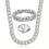 2pcs Mens Necklace And Bracelet 5