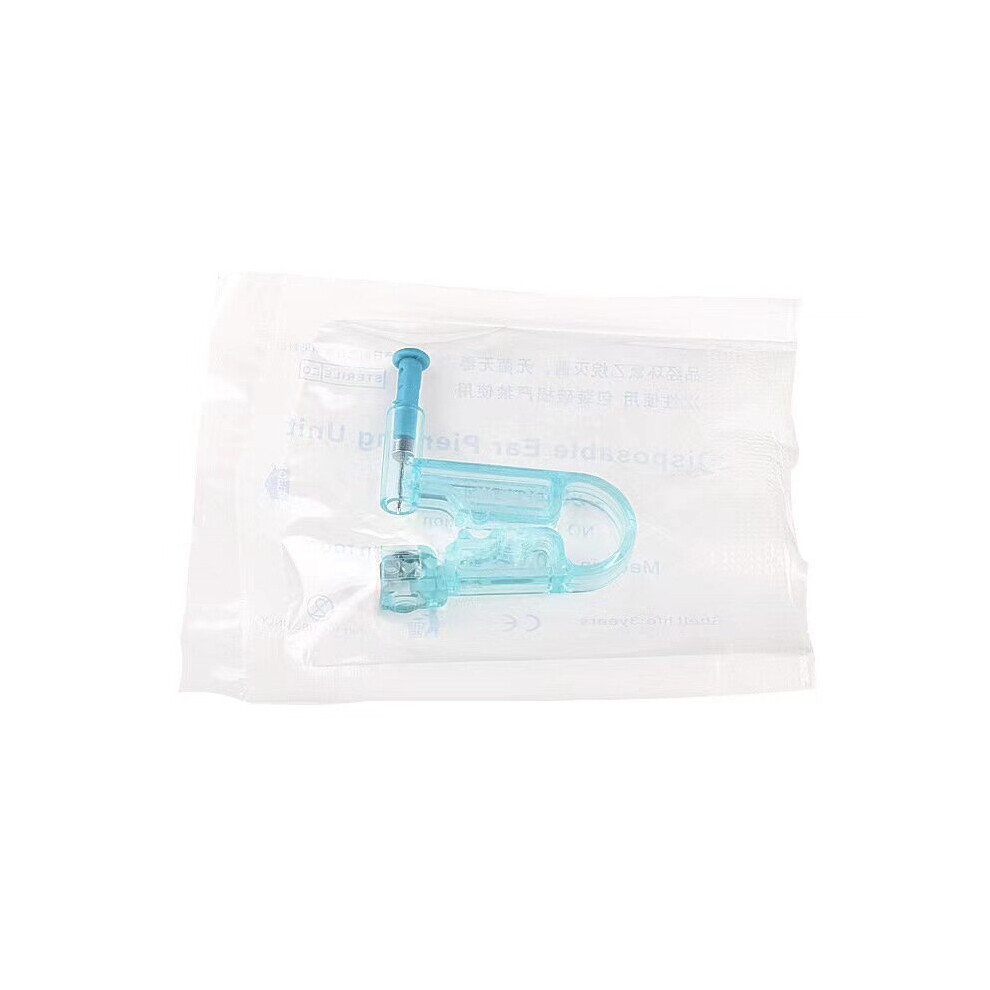 Blue Ear Piercing Gun Disposable Ear Piercing Device Piercing Gun Painless Piercer