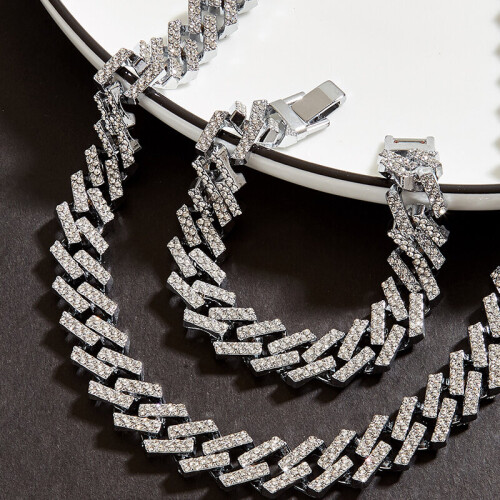 2pcs Mens Necklace Plus Bracelet 1