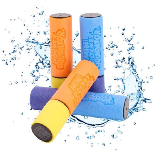 Kandy Toys 4 Mini Foam Water Gun Shooter Pump Action Max Liquidator Hydro Blaster
