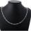 Silver plated 4mm Chain Necklace For Boys 1