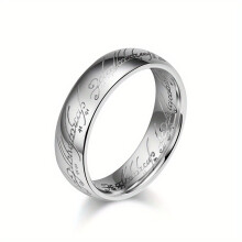 1PC Stainless Steel Ring For Men Women Lord Of The Ring Jewelry Gift