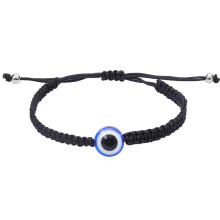 1pc Fashionable Unisex Devils Eye Lucky Adjustable Red Rope Braided Parent Child Couple Amulet Bracelet For Birthday Gift Holiday Gift