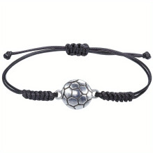 Adjustable Charm Alloy Bracelet Baseball Football Basketball Volleyball Bracelet