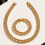 2pcs Mens Necklace & Bracelet 12