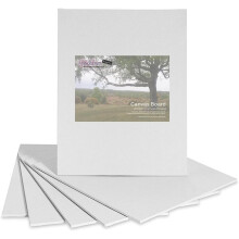 A4 Artists Blank Canvas Board Cotton Duck Gesso Primed 280g For Acrylic & Oil Painting