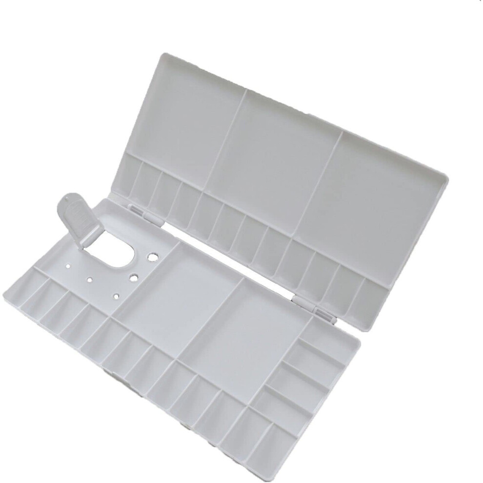 Folding Artist Paint Mixing Palette Acrylic Watercolour Painting Tray