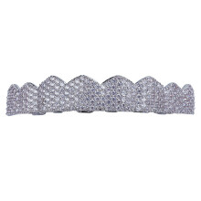 Golden Plated Golden Finish 8 Top Teeth 8 Bottom Tooth Hip Hop Mouth Grills For Men And Women