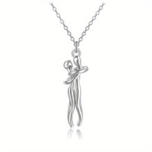 Couple Hug Pendant Necklace Family Hug Necklace