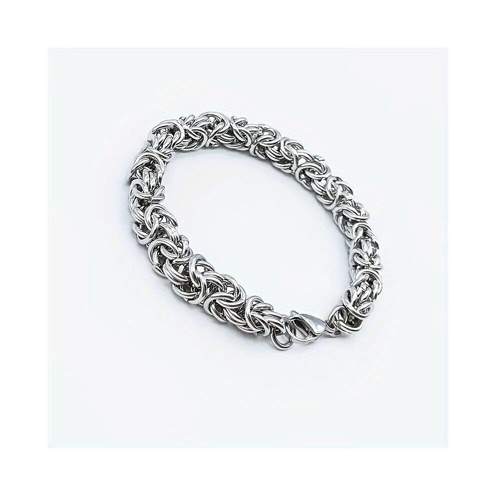 Link Stainless Steel Chain Bracelet For Men Holiday Birthday Gift For Boyfriends-image-OPC-PC266WH-NEW
