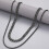 2pcs Mens Stainless Steel Necklace Set 11