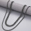 2pcs Mens Stainless Steel Necklace Set 7