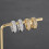 Funky Full Rhinestone Stud Earrings For Men Single Ear Buckle 12
